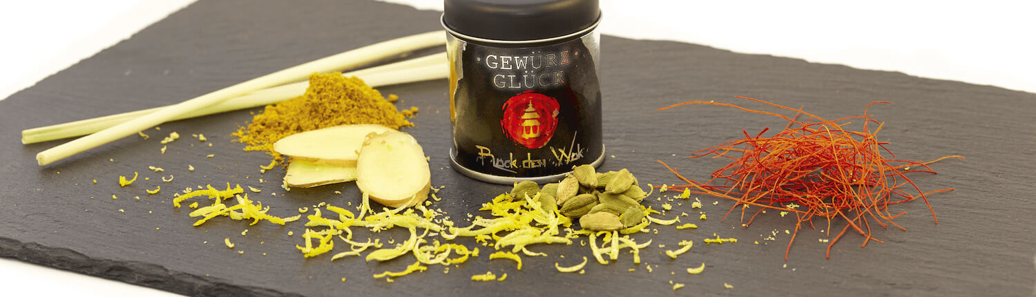 Asiatisches Gewürz Rock den Wok Gewürz Glück