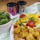 Salat mit Bratpaprika