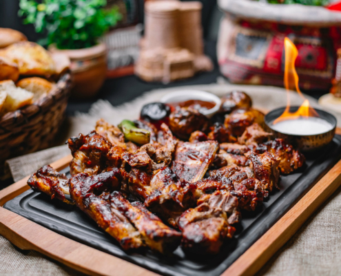 Spareribs mit Barbecue-Sauce